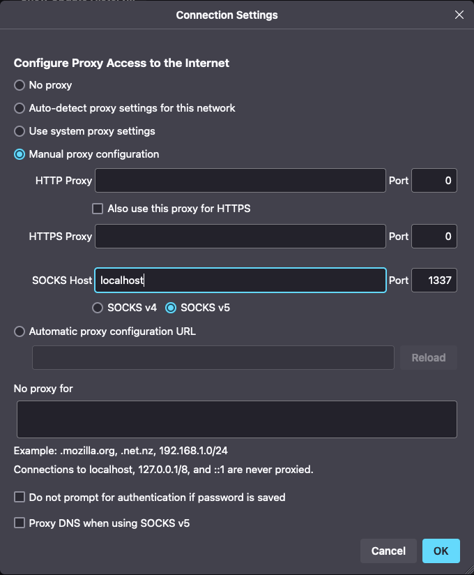 Browser Config